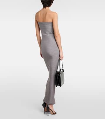 Vestido midi Fading Shine sin tirantes | Wolford