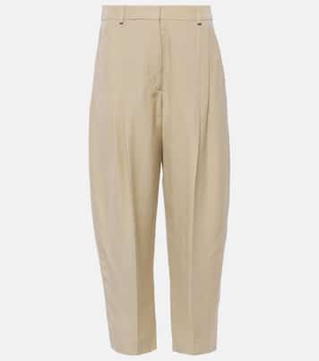 Pantaloni cropped Iconic a vita alta | Stella McCartney