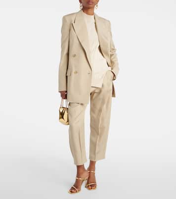 Pantaloni cropped Iconic a vita alta | Stella McCartney