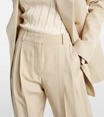 Pantaloni cropped Iconic a vita alta | Stella McCartney