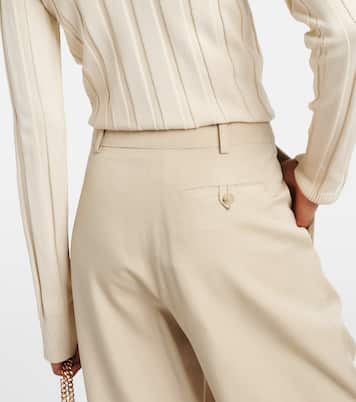 Pantaloni cropped Iconic a vita alta | Stella McCartney