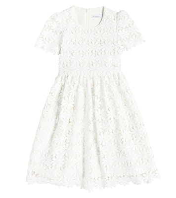 Verziertes Kleid aus Guipure-Spitze | Self-Portrait Kids