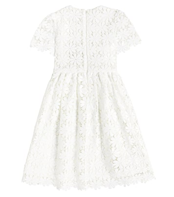 Verziertes Kleid aus Guipure-Spitze | Self-Portrait Kids