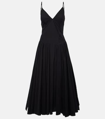 Solene cotton poplin midi dress | Tove