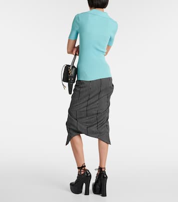 Polo Marina in maglia a coste di cotone | Vivienne Westwood