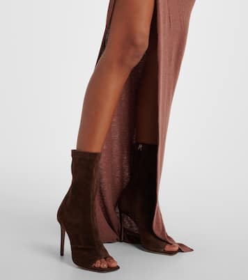 Stivaletti Amanda in suede | Paris Texas