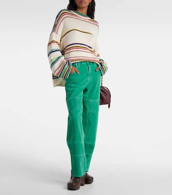Jean cargo Tanis à taille haute | Agolde