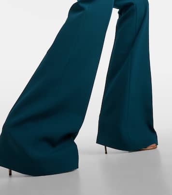 Pantalon évasé Alexa en crêpe | Safiyaa