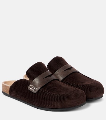Mules in velluto a coste | JW Anderson