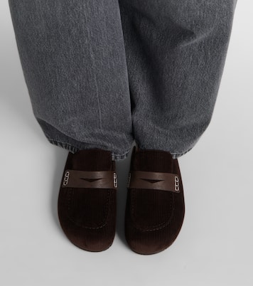 Mules in velluto a coste | JW Anderson