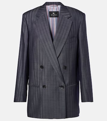 Blazer in misto lana a righe | Etro