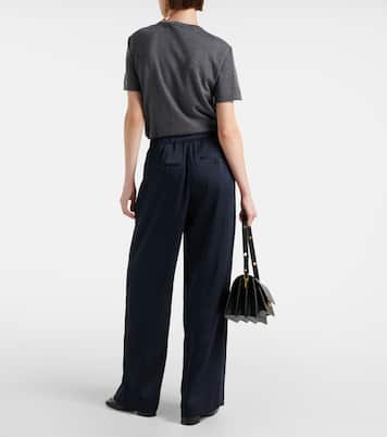 Pantalon ample à taille mi-haute | Vince