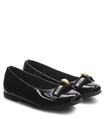 Ballerines en cuir verni | Moschino Kids