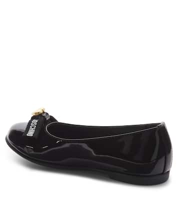 Ballerines en cuir verni | Moschino Kids