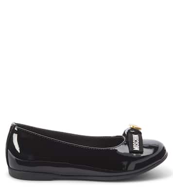 Ballerines en cuir verni | Moschino Kids