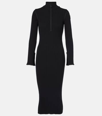 Abito midi in maglia a coste | Moncler
