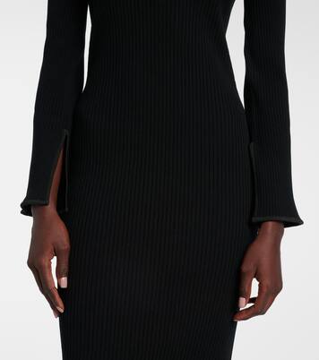 Abito midi in maglia a coste | Moncler