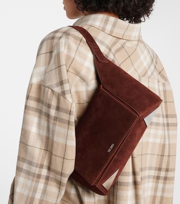 Borsa a spalla 7/7 in suede | The Attico