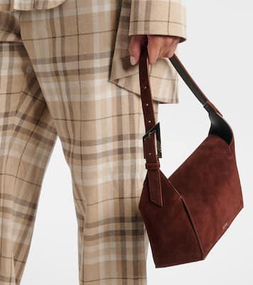 Borsa a spalla 7/7 in suede | The Attico