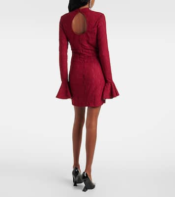 Open-back lace minidress | Rotate
