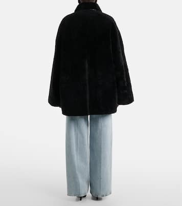 Oversize-Jacke aus Shearling | Toteme