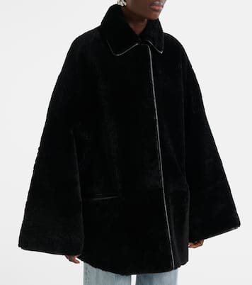 Oversize-Jacke aus Shearling | Toteme