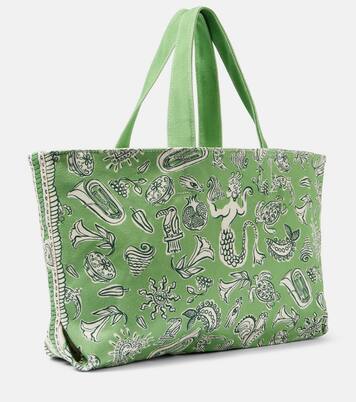 Borsa Lula Large in canvas con stampa | Alémais
