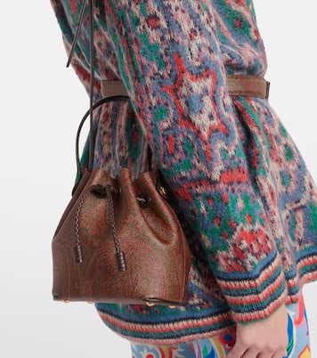 Secchiello Mini in canvas e jacquard | Etro