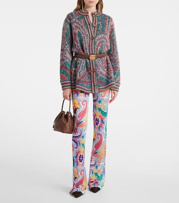Secchiello Mini in canvas e jacquard | Etro