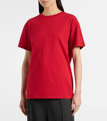 T-shirt Ash in cotone e seta | The Row