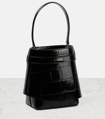 Sac seau Shark Lock Medium en cuir | Givenchy