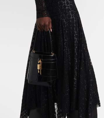 Sac seau Shark Lock Medium en cuir | Givenchy