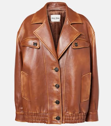 Lederjacke | Miu Miu