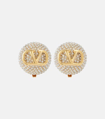 Boucles d’oreilles VLogo Signature à ornements | Valentino