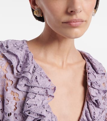 Boucles d’oreilles VLogo Signature à ornements | Valentino