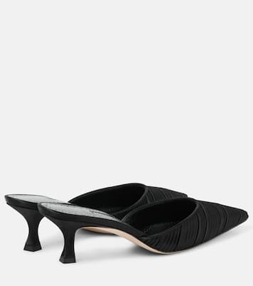 Mules Carolyne 50 in raso | Manolo Blahnik