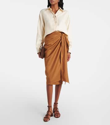 Infinity Chain 35 suede sandals | Aquazzura