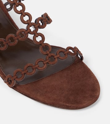 Infinity Chain 35 suede sandals | Aquazzura