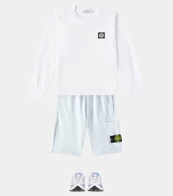 Shorts Compass in cotone | Stone Island Junior