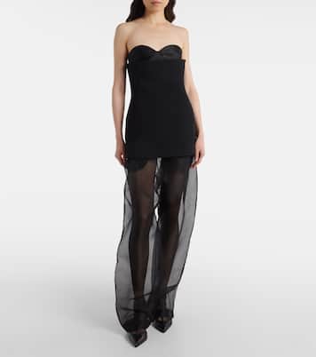 Pantalon ample Trenton en soie mélangée | Khaite
