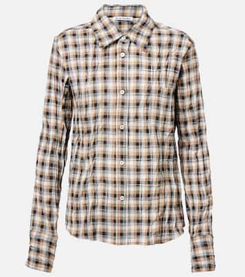 Camicia a quadri con logo | Acne Studios