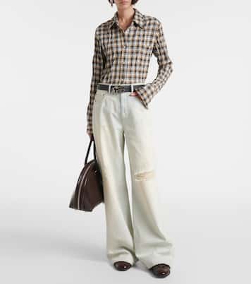 Camicia a quadri con logo | Acne Studios