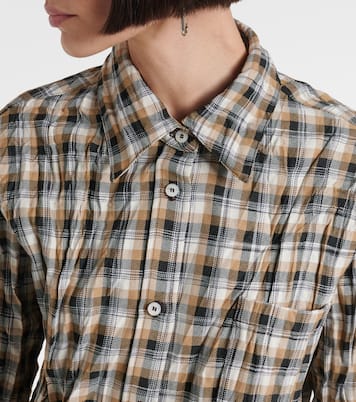 Camicia a quadri con logo | Acne Studios