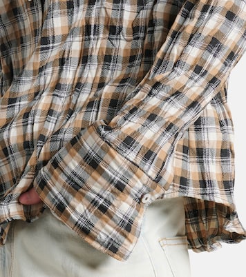 Camicia a quadri con logo | Acne Studios