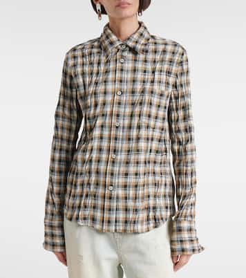 Camicia a quadri con logo | Acne Studios
