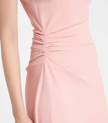 Draped gathered midi dress | Victoria Beckham