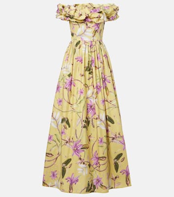 Maxikleid Espliego aus Baumwollpopeline | Agua by Agua Bendita