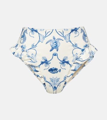 Bedrucktes Bikini-Höschen Jengibre | Agua by Agua Bendita
