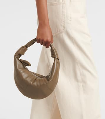 Fortune Croissant Mini leather shoulder bag | Lemaire