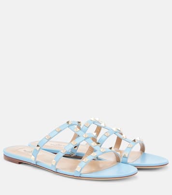 Sandalen Rockstud aus Leder | Valentino Garavani